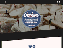 Tablet Screenshot of chathamsandwich.com